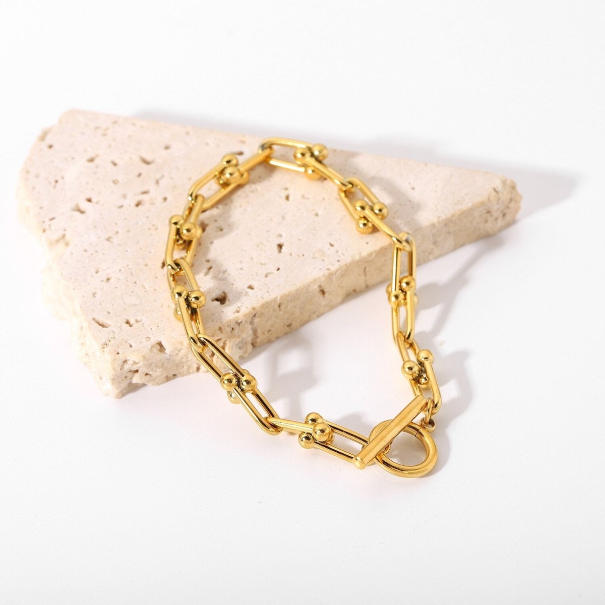 Pulseira Elo Cartier Longo Banho Ouro 18k