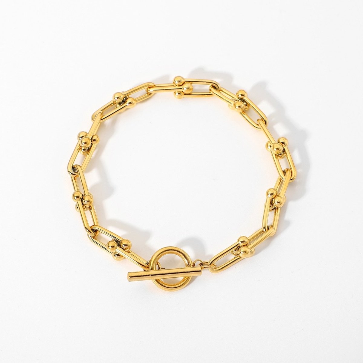 Pulseira Elo Cartier Longo Banho Ouro 18k