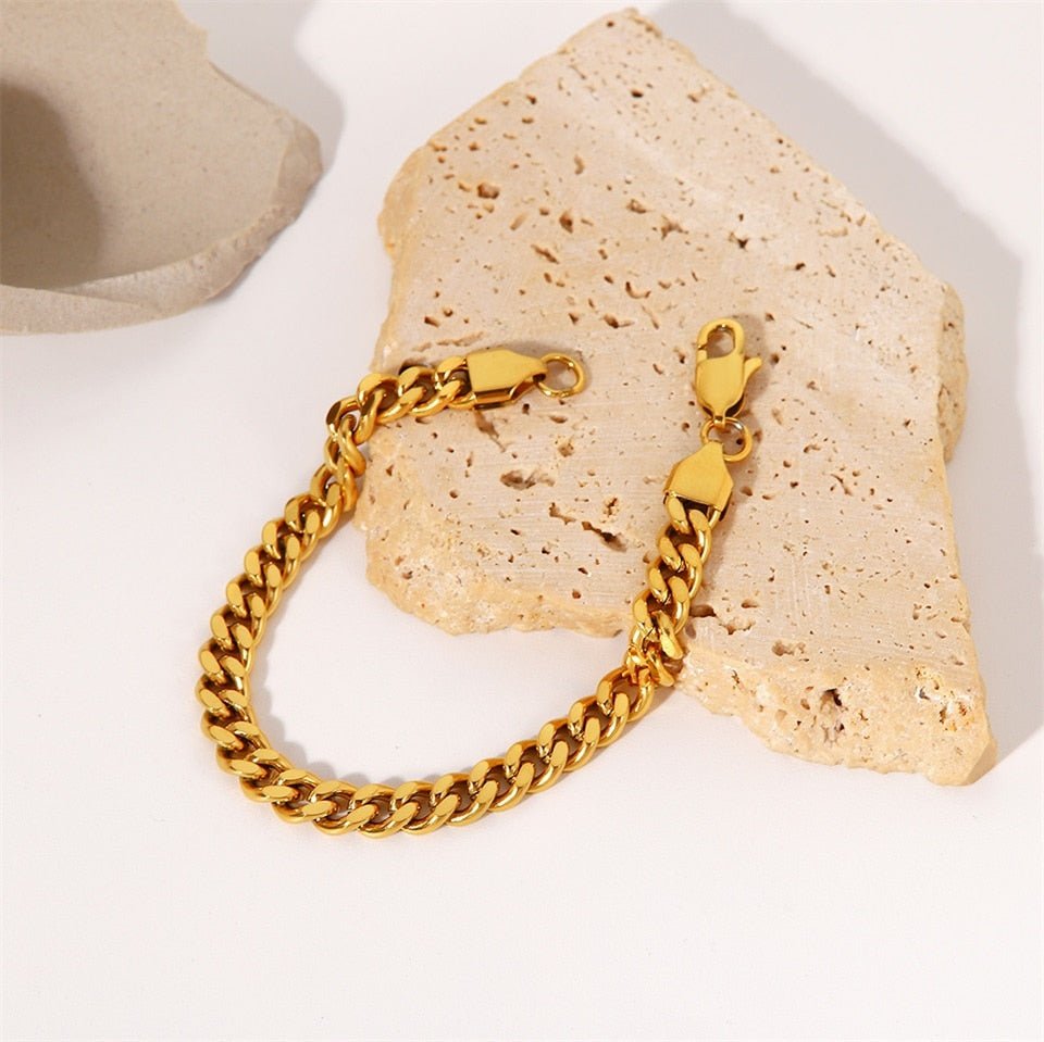Pulseira Elos Clássic Banho Ouro