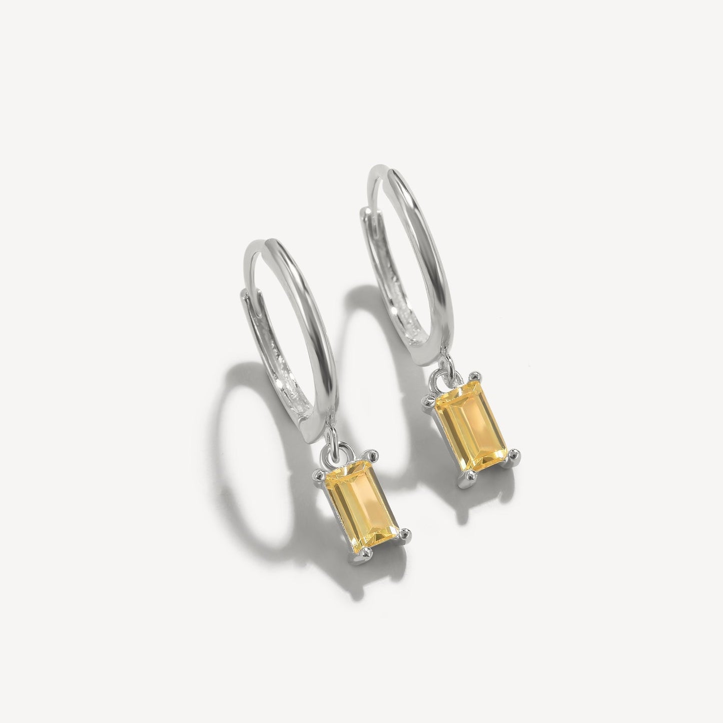 Brinco de Argola Safira Banhado Ouro 18K