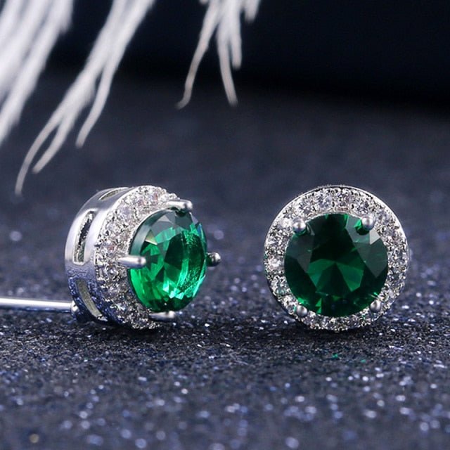 Brinco Cravejado de Zircônia Banhado a Ouro 18k