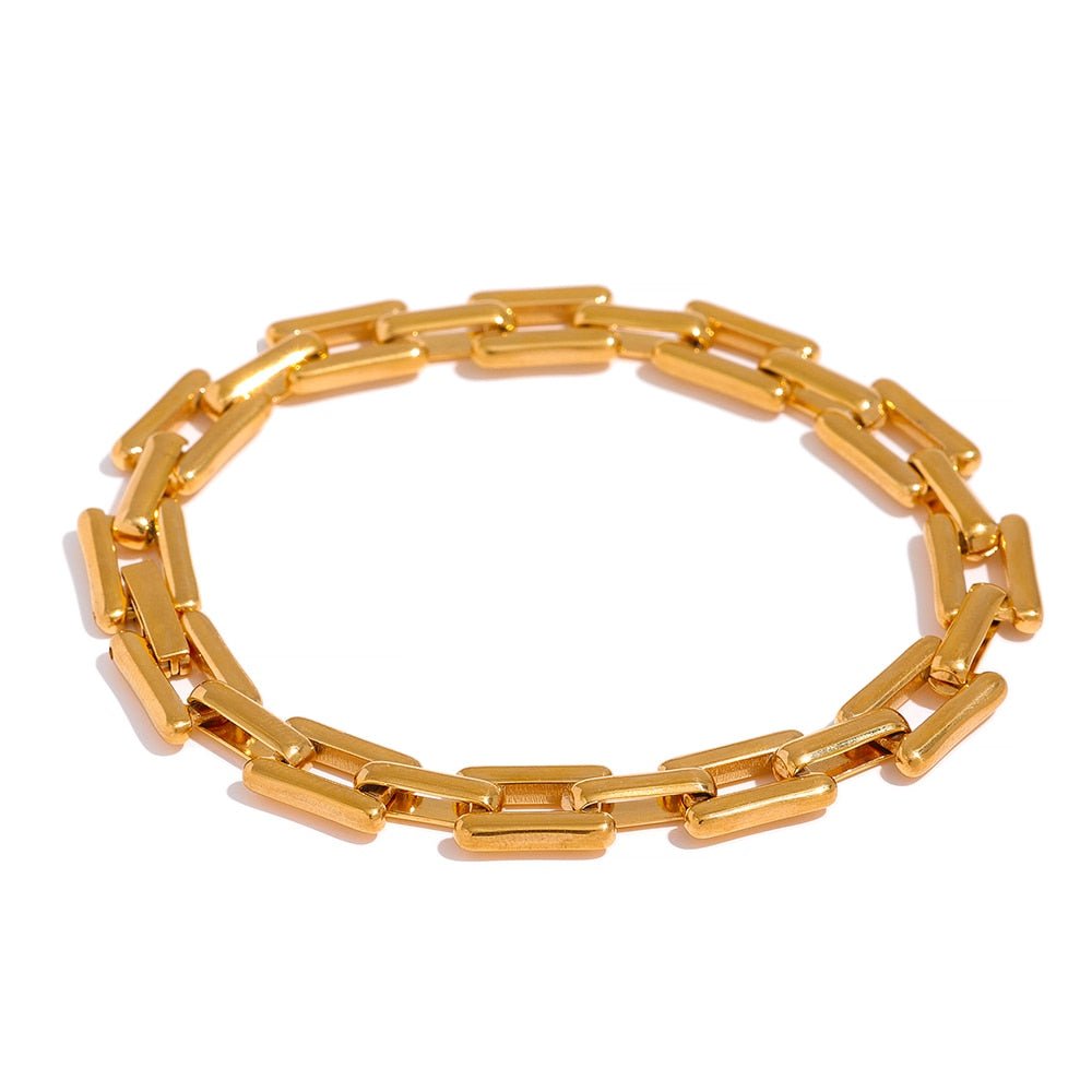 Colar Elo Cartier Longo Banhado Ouro 18k