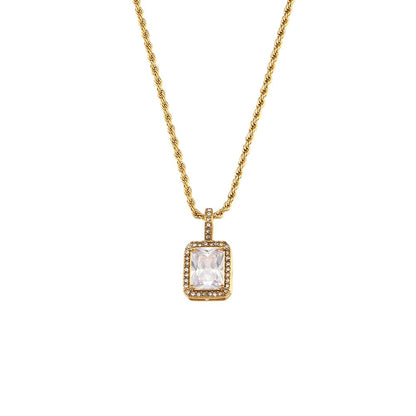 Colar Baiano Pedra Elegancy-cristal